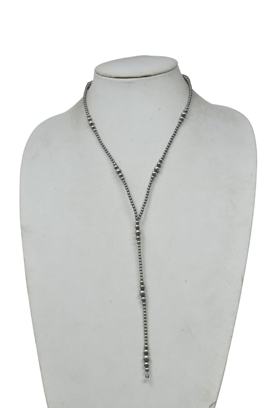 Navajo Pearl Lariat Necklace